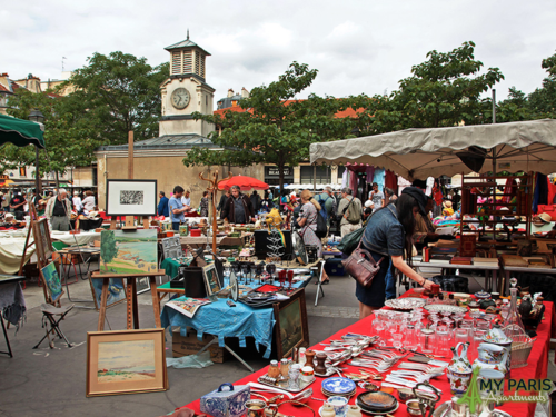 Flea market in Paris