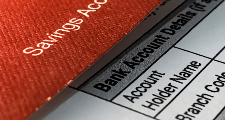 Account detail and savings account